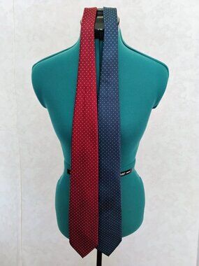 Wembley Vintage Pin Dot Necktie Lot 2